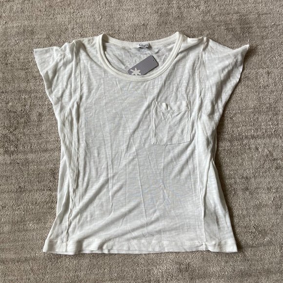 Splendid White Ruffle Top NWT - Picture 5 of 10